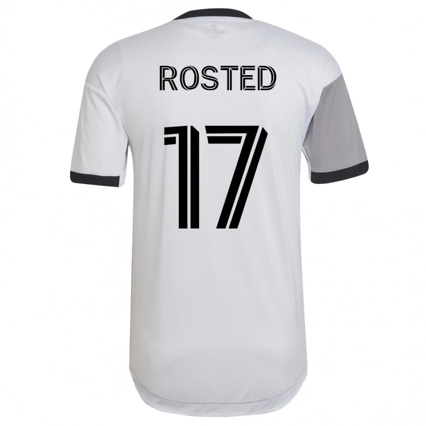 Heren Sigurd Rosted #17 Wit Uitshirt Uittenue 2023/24 T-Shirt