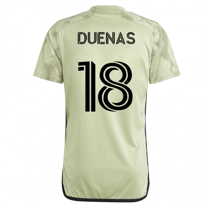 Heren Érik Dueñas #18 Groente Uitshirt Uittenue 2023/24 T-Shirt
