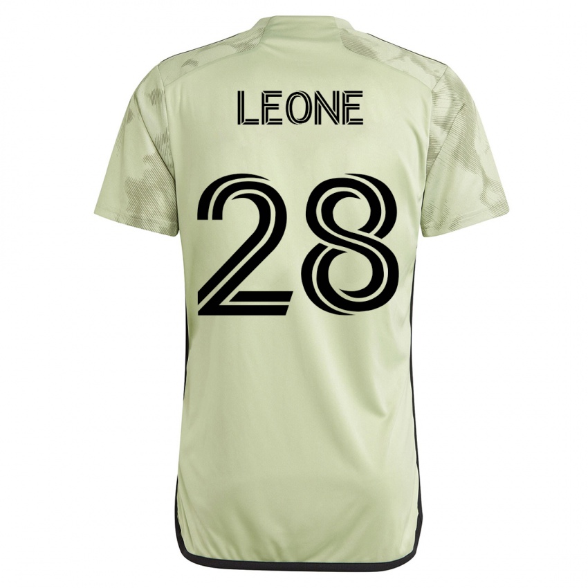 Heren Tony Leone #28 Groente Uitshirt Uittenue 2023/24 T-Shirt