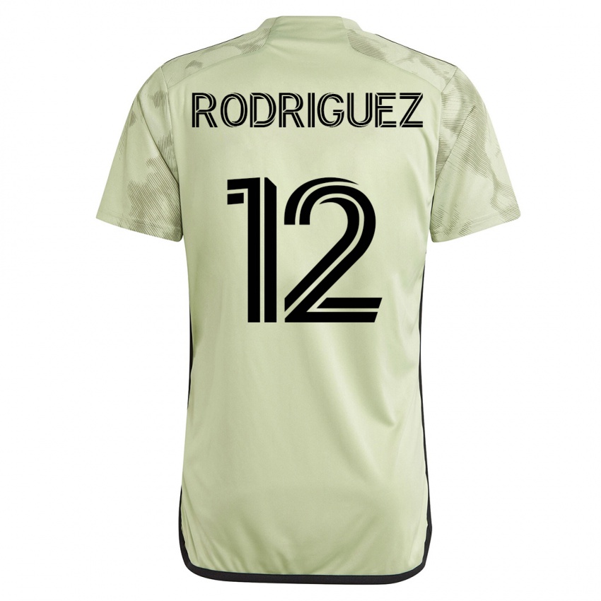 Heren Jeremi Rodriguez #12 Groente Uitshirt Uittenue 2023/24 T-Shirt