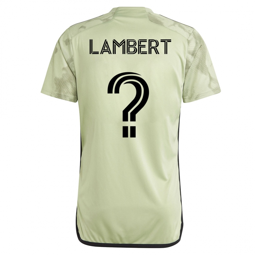 Heren Liam Lambert #0 Groente Uitshirt Uittenue 2023/24 T-Shirt