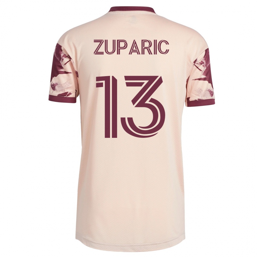 Heren Dario Zuparic #13 Gebroken Wit Uitshirt Uittenue 2023/24 T-Shirt
