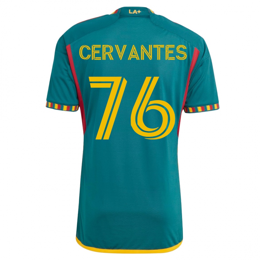 Heren Aaron Cervantes #76 Groente Uitshirt Uittenue 2023/24 T-Shirt