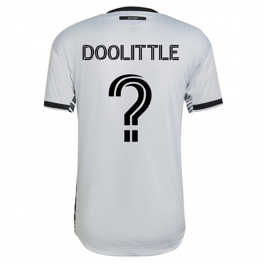 Heren Brooks Doolittle #0 Wit Uitshirt Uittenue 2023/24 T-Shirt