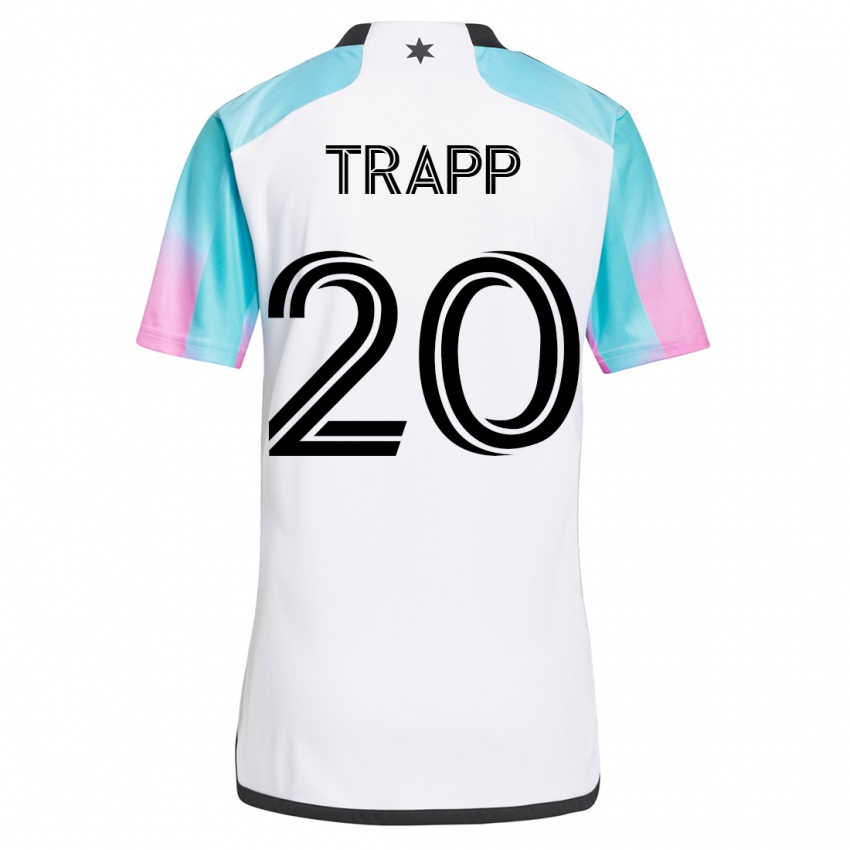 Heren Wil Trapp #20 Wit Uitshirt Uittenue 2023/24 T-Shirt