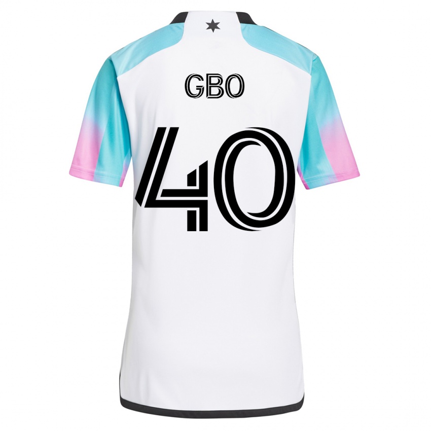 Heren Cedrik Gbo #40 Wit Uitshirt Uittenue 2023/24 T-Shirt