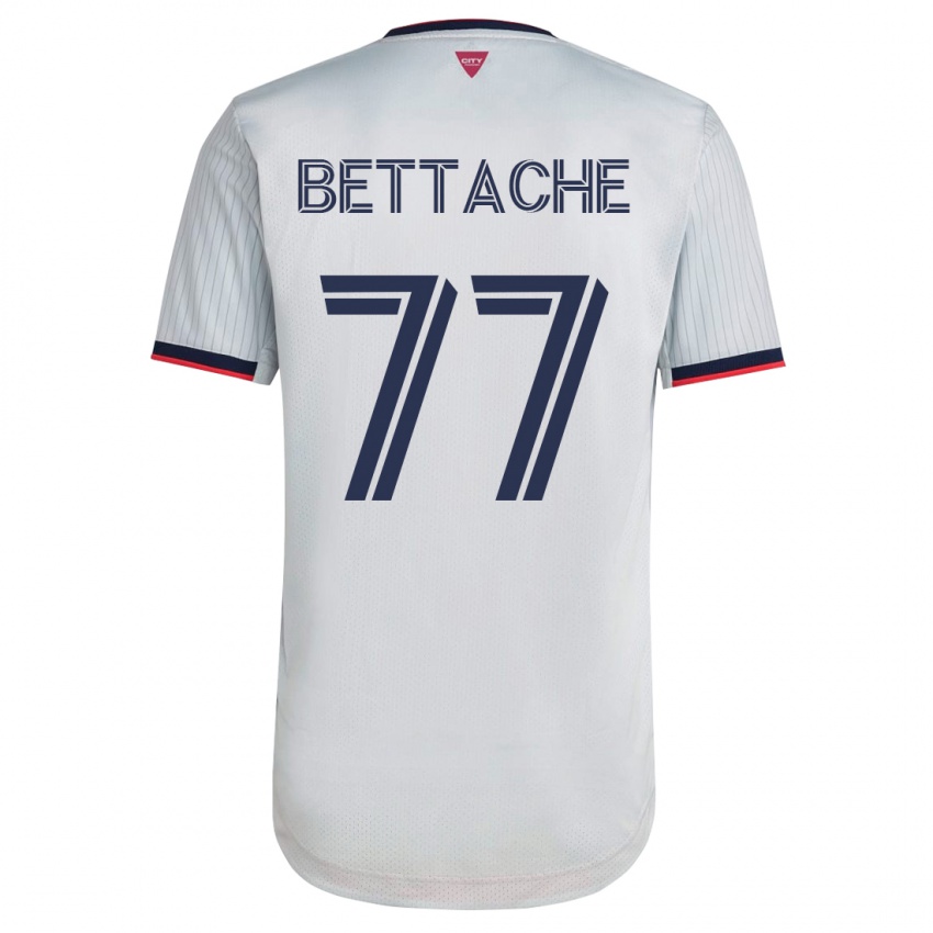 Heren Faysal Bettache #77 Wit Uitshirt Uittenue 2023/24 T-Shirt