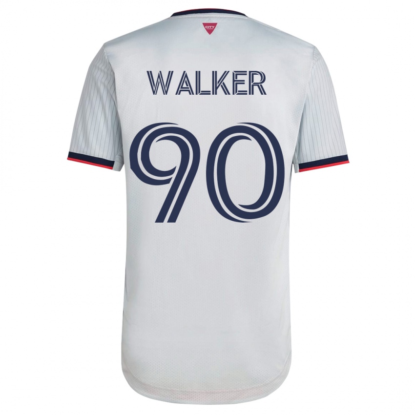 Heren Eric Walker #90 Wit Uitshirt Uittenue 2023/24 T-Shirt