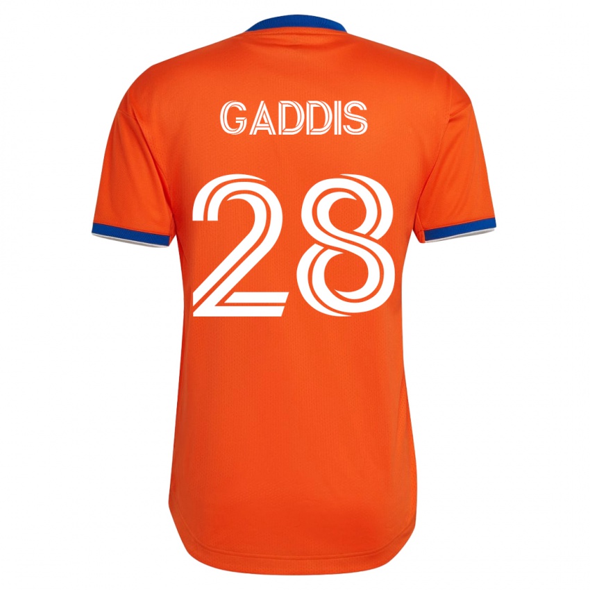 Heren Raymon Gaddis #28 Wit Uitshirt Uittenue 2023/24 T-Shirt