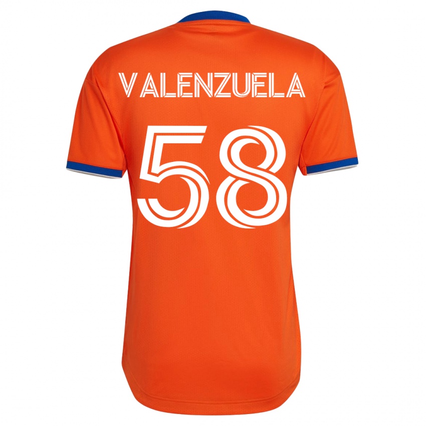 Heren Gerardo Valenzuela #58 Wit Uitshirt Uittenue 2023/24 T-Shirt
