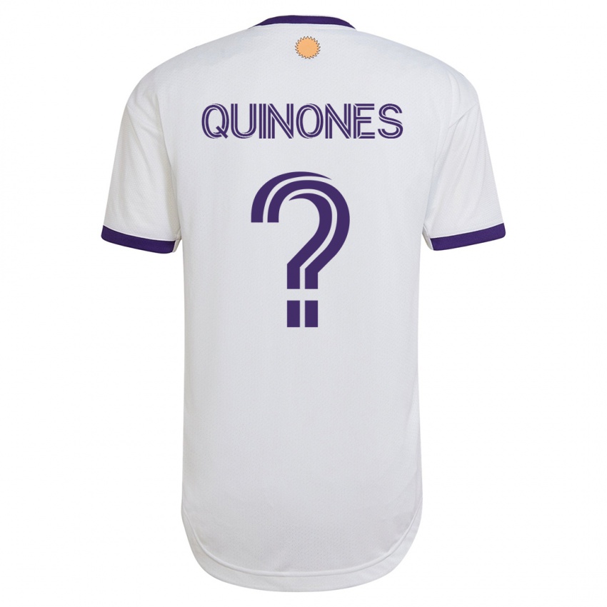 Heren Lucas Quiñones #0 Wit Uitshirt Uittenue 2023/24 T-Shirt