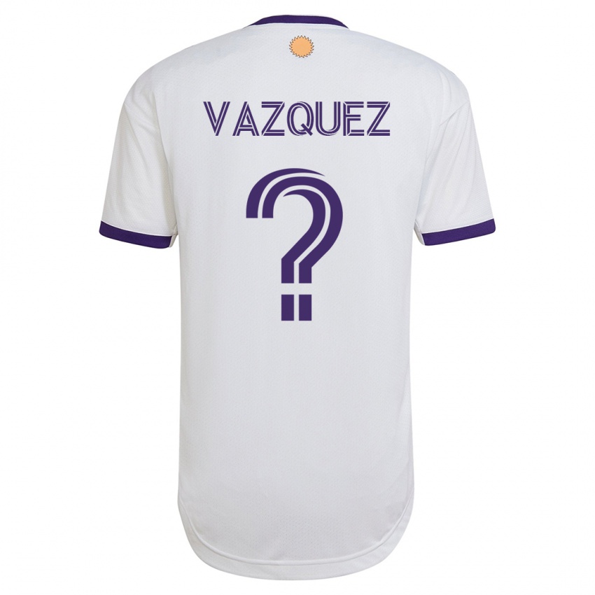 Heren Daniel Vazquez #0 Wit Uitshirt Uittenue 2023/24 T-Shirt