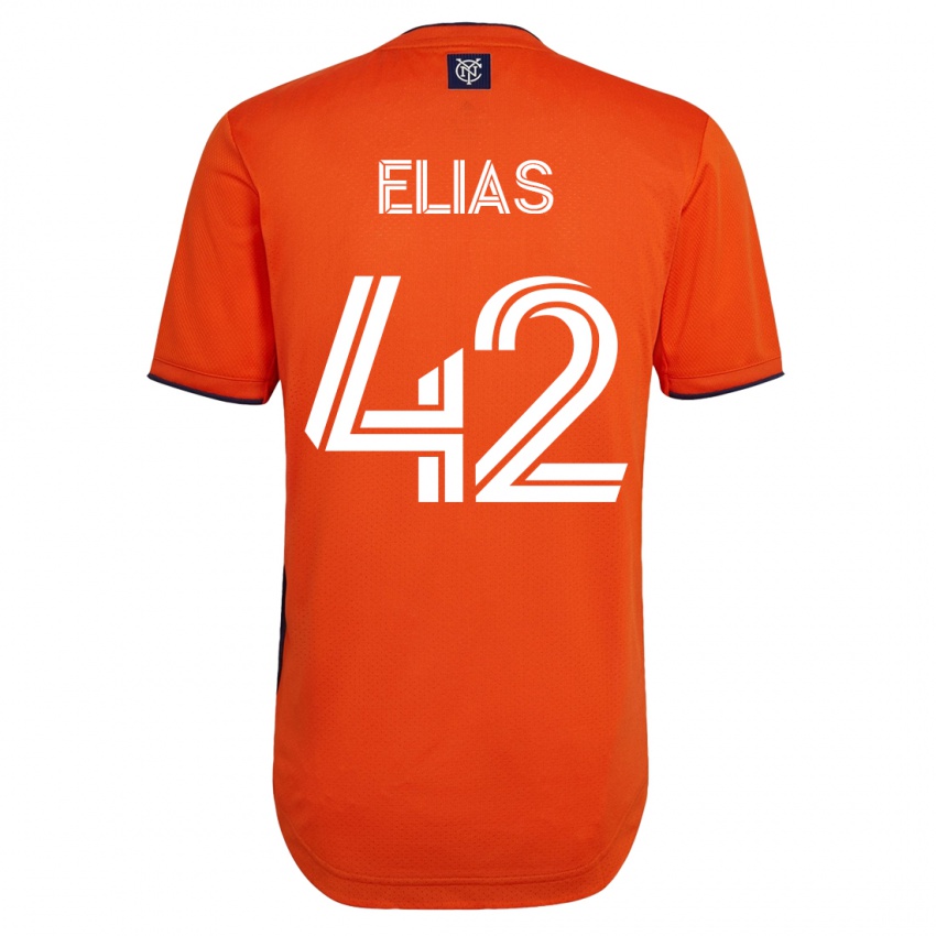 Heren Piero Elias #42 Zwart Uitshirt Uittenue 2023/24 T-Shirt