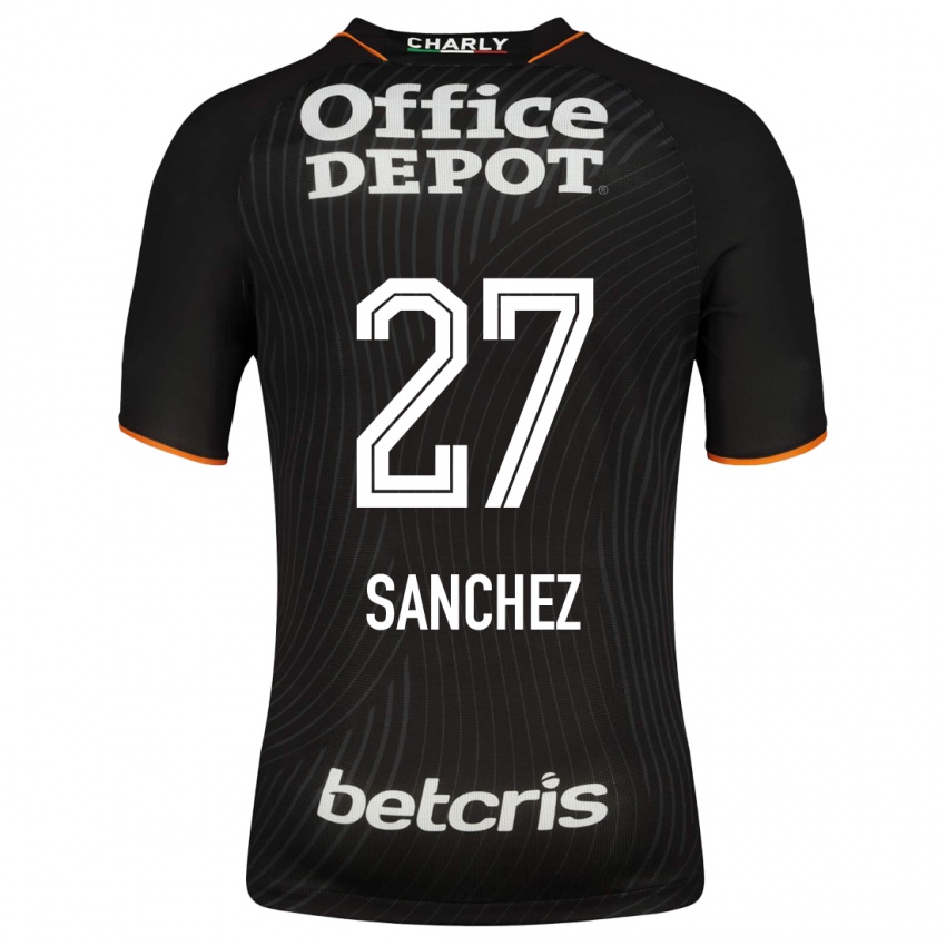 Heren Ella Sanchez #27 Zwart Uitshirt Uittenue 2023/24 T-Shirt