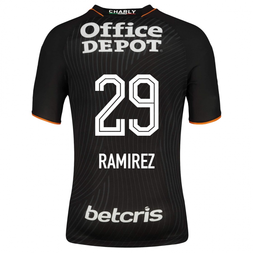 Heren Elliana Ramirez #29 Zwart Uitshirt Uittenue 2023/24 T-Shirt