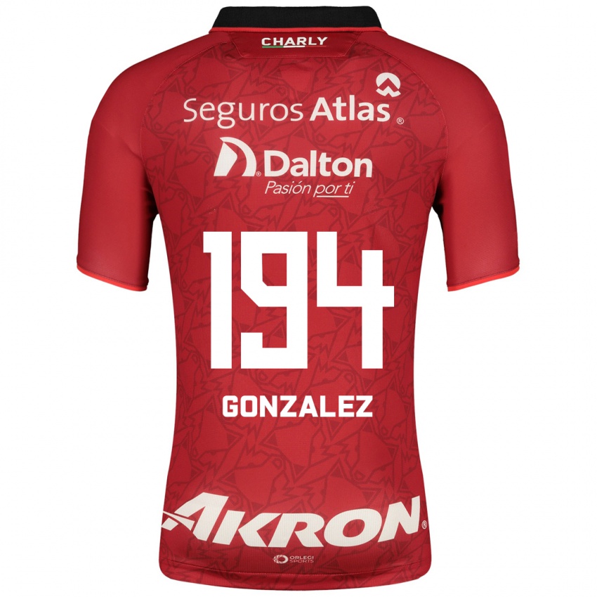 Heren Andrés González #194 Rood Uitshirt Uittenue 2023/24 T-Shirt