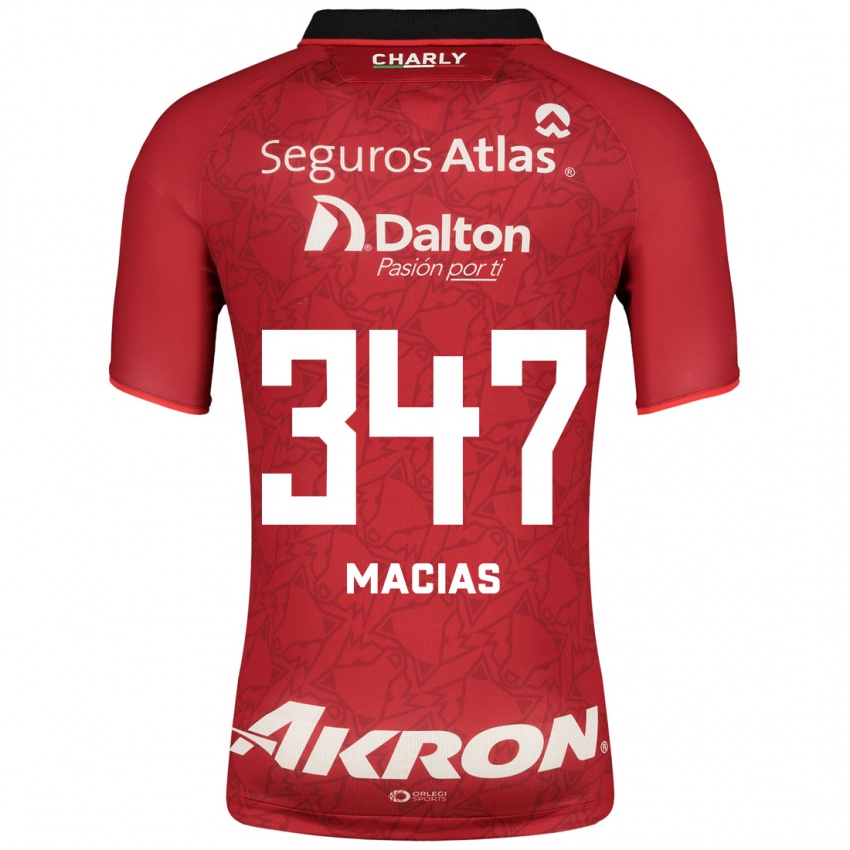 Heren Ángel Macías #347 Rood Uitshirt Uittenue 2023/24 T-Shirt