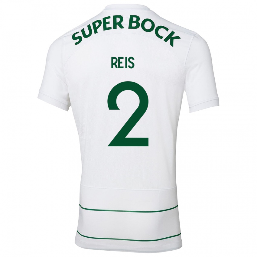 Heren Matheus Reis #2 Wit Uitshirt Uittenue 2023/24 T-Shirt