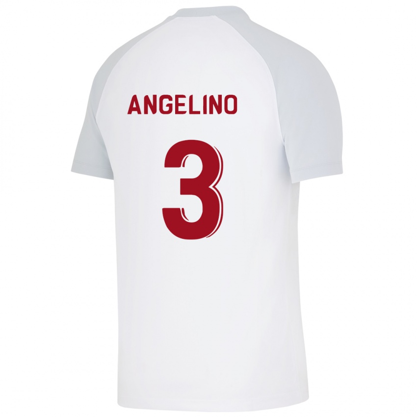 Heren Angelino #3 Wit Uitshirt Uittenue 2023/24 T-Shirt