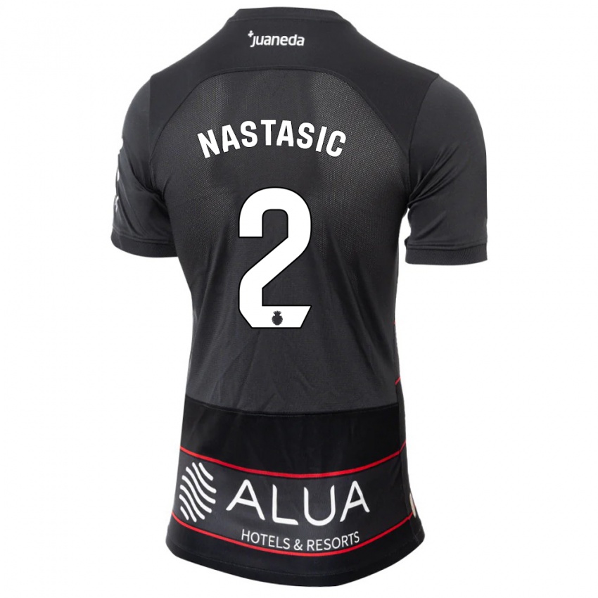 Heren Matija Nastasic #2 Zwart Uitshirt Uittenue 2023/24 T-Shirt