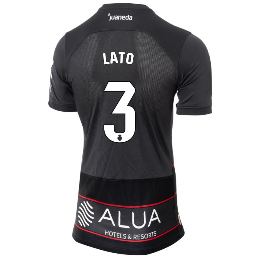 Heren Toni Lato #3 Zwart Uitshirt Uittenue 2023/24 T-Shirt