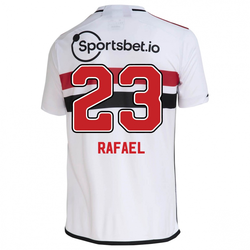 Dames Rafael #23 Wit Thuisshirt Thuistenue 2023/24 T-Shirt