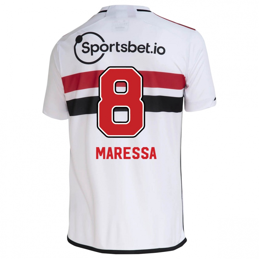 Dames Maressa #8 Wit Thuisshirt Thuistenue 2023/24 T-Shirt