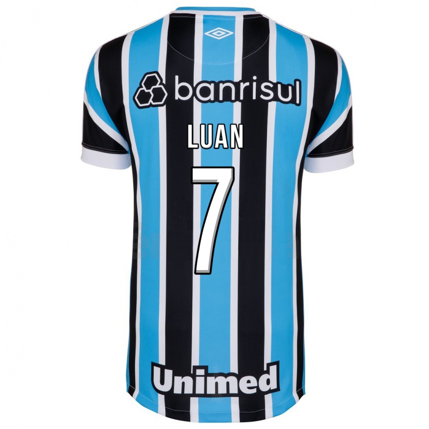 Dames Luan #7 Blauw Thuisshirt Thuistenue 2023/24 T-Shirt