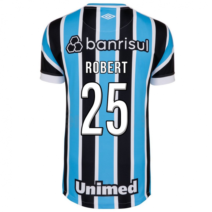 Dames Jhonata Robert #25 Blauw Thuisshirt Thuistenue 2023/24 T-Shirt