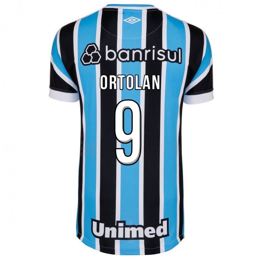 Dames Dani Ortolan #9 Blauw Thuisshirt Thuistenue 2023/24 T-Shirt
