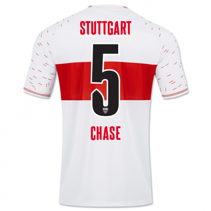 Dames Anrie Chase #5 Wit Thuisshirt Thuistenue 2023/24 T-Shirt