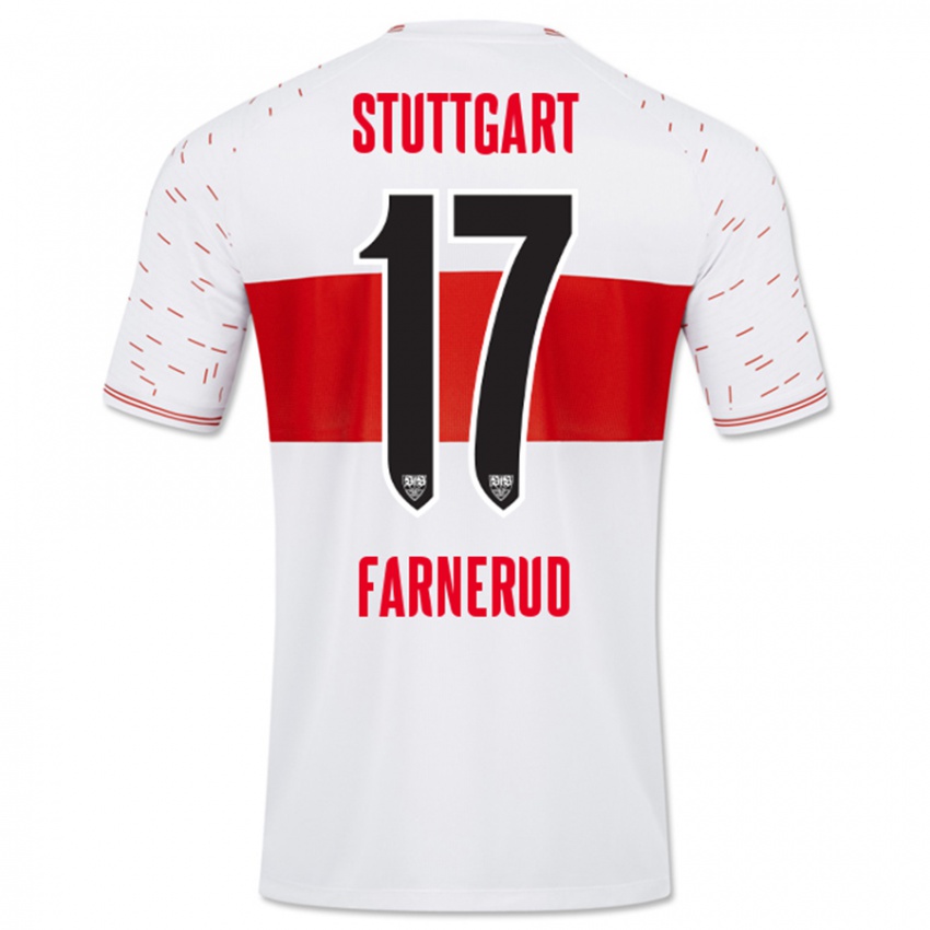 Dames Colin Farnerud #17 Wit Thuisshirt Thuistenue 2023/24 T-Shirt