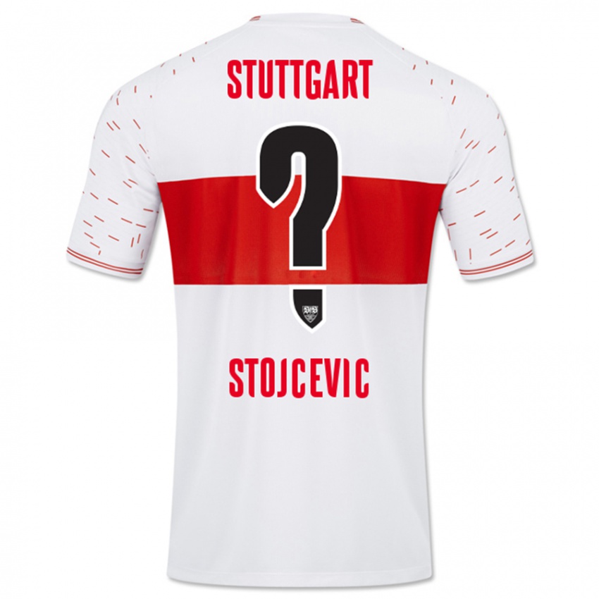 Dames Martin Stojcevic #0 Wit Thuisshirt Thuistenue 2023/24 T-Shirt