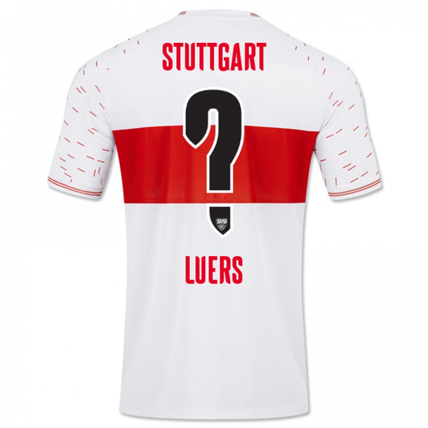 Dames Julian Lüers #0 Wit Thuisshirt Thuistenue 2023/24 T-Shirt