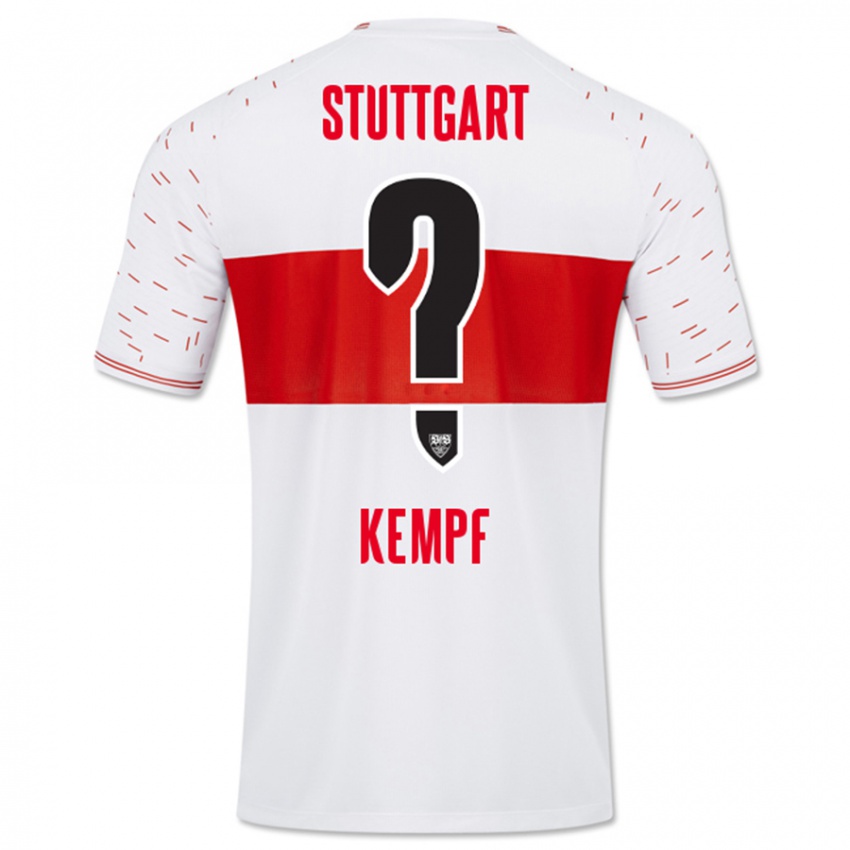 Dames Karl Kempf #0 Wit Thuisshirt Thuistenue 2023/24 T-Shirt