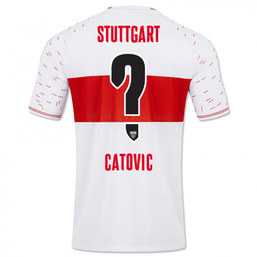 Dames Mirza Catovic #0 Wit Thuisshirt Thuistenue 2023/24 T-Shirt