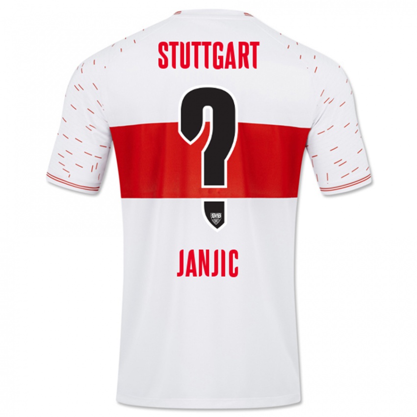 Dames Antonijo Janjic #0 Wit Thuisshirt Thuistenue 2023/24 T-Shirt