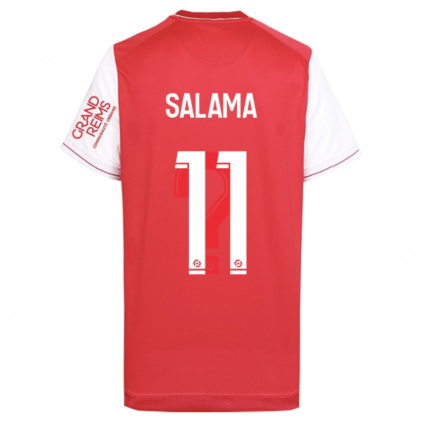 Dames Amine Salama #11 Rood Thuisshirt Thuistenue 2023/24 T-Shirt