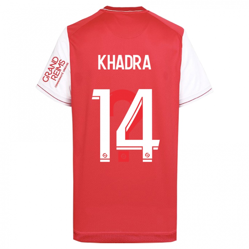 Dames Reda Khadra #14 Rood Thuisshirt Thuistenue 2023/24 T-Shirt