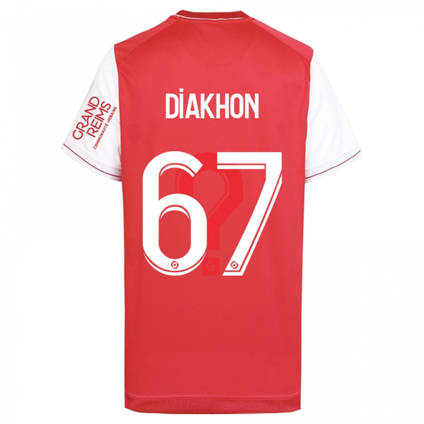 Dames Mamadou Diakhon #67 Rood Thuisshirt Thuistenue 2023/24 T-Shirt