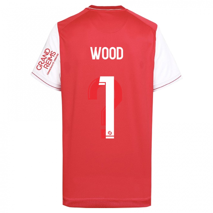 Dames Mackenzie Wood #1 Rood Thuisshirt Thuistenue 2023/24 T-Shirt