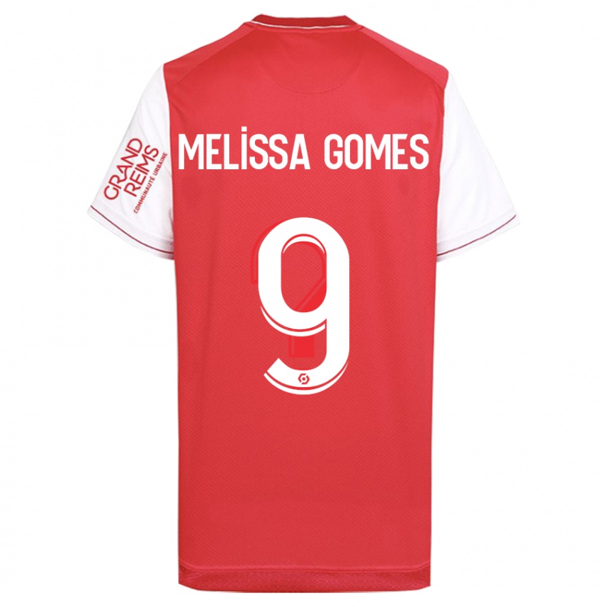 Dames Melissa Ferreira Gomes #9 Rood Thuisshirt Thuistenue 2023/24 T-Shirt