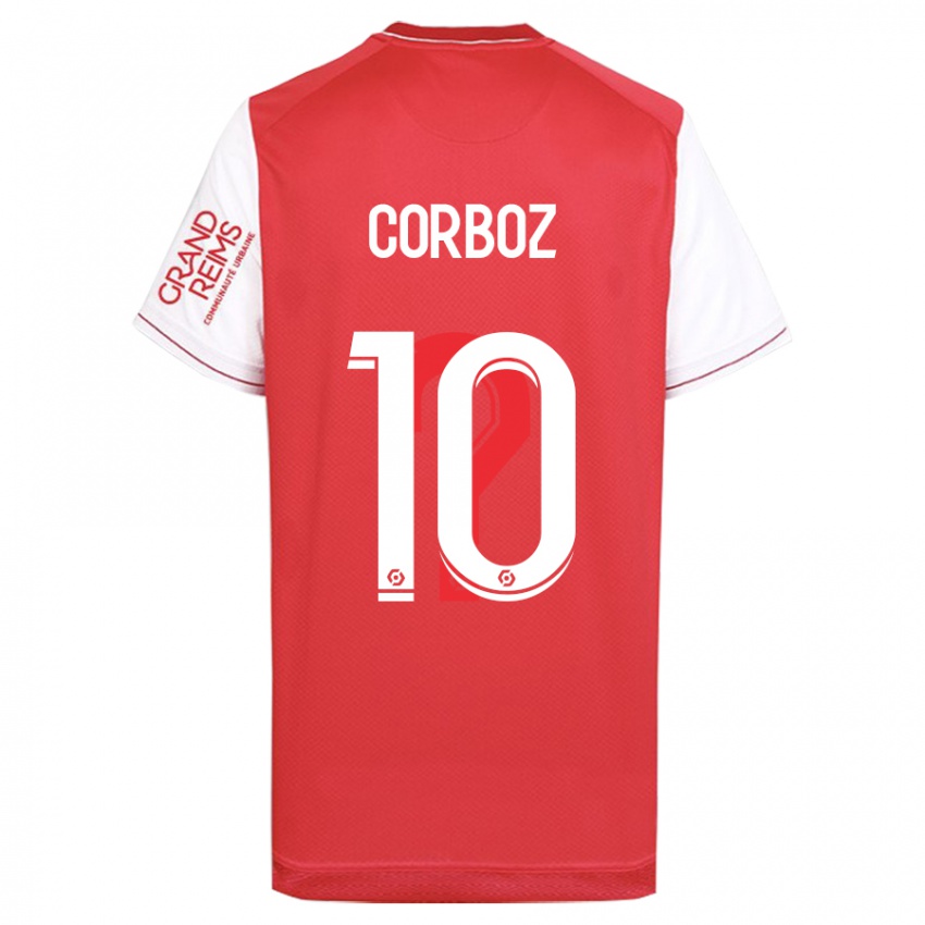 Dames Rachel Corboz #10 Rood Thuisshirt Thuistenue 2023/24 T-Shirt