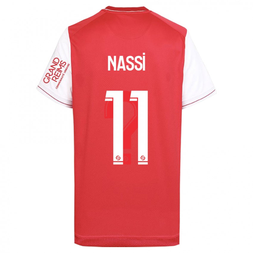 Dames Jade Nassi #11 Rood Thuisshirt Thuistenue 2023/24 T-Shirt