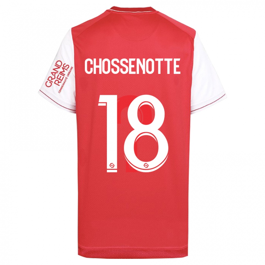 Dames Shana Chossenotte #18 Rood Thuisshirt Thuistenue 2023/24 T-Shirt