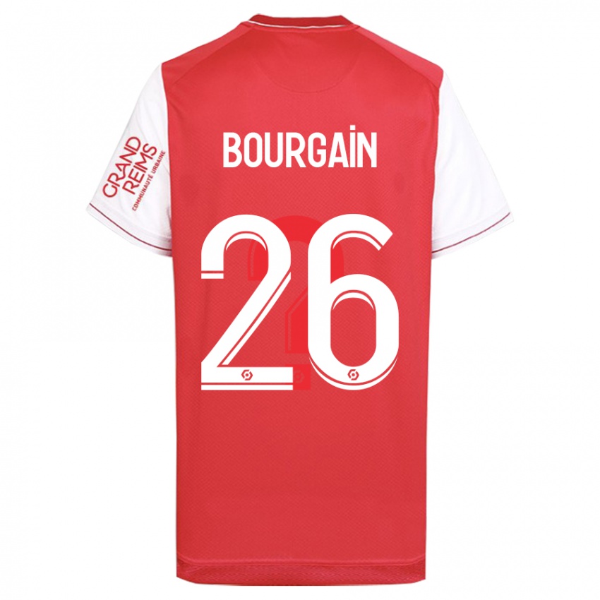 Dames Lea Bourgain #26 Rood Thuisshirt Thuistenue 2023/24 T-Shirt