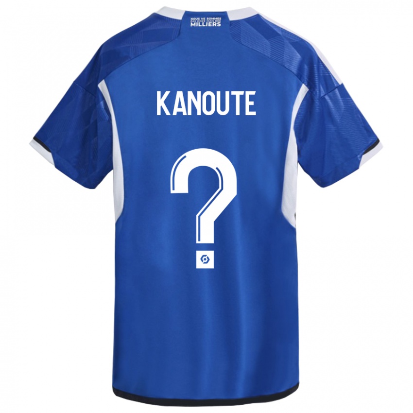 Dames Mahamadou Kanouté #0 Blauw Thuisshirt Thuistenue 2023/24 T-Shirt