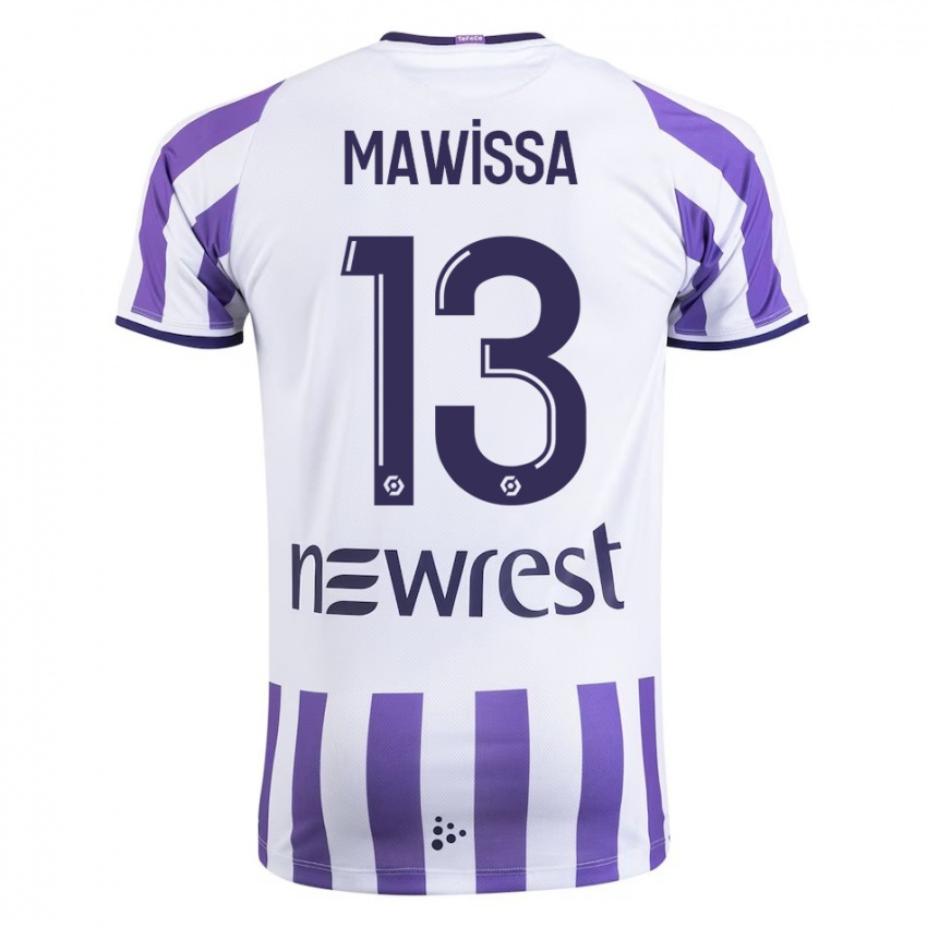 Dames Christian Mawissa Elebi #13 Wit Thuisshirt Thuistenue 2023/24 T-Shirt