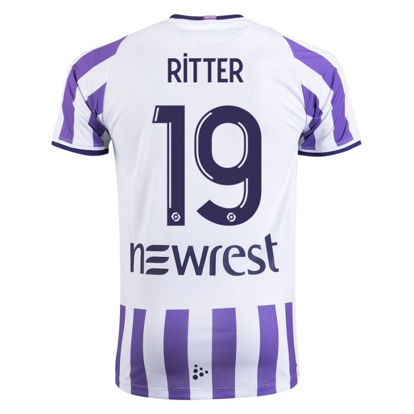 Dames Morgane Ritter #19 Wit Thuisshirt Thuistenue 2023/24 T-Shirt