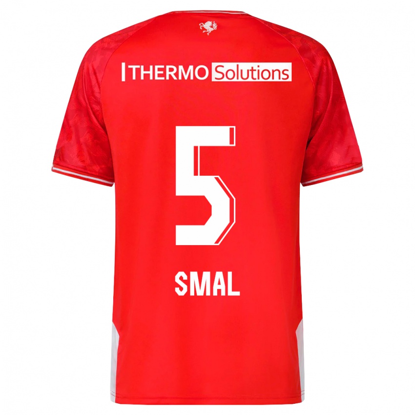 Dames Gijs Smal #5 Rood Thuisshirt Thuistenue 2023/24 T-Shirt